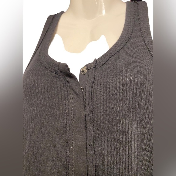 NWOT Free People We the Free Ribbed Racer Back Tank Top - Picture 3 of 8